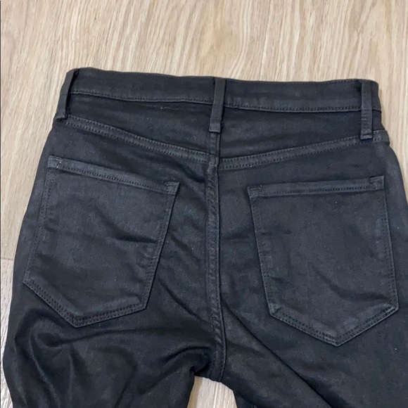 High Rise Black Coated Skinny - Picture 5 of 6